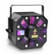 Cameo STORM - 3 in 1 lighting effect, 5 x 3W RGBAW Derby, Strobe and Grating Laser